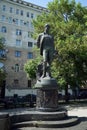 Monument to Sergei Yesenin on Tverskoy Boulevard.